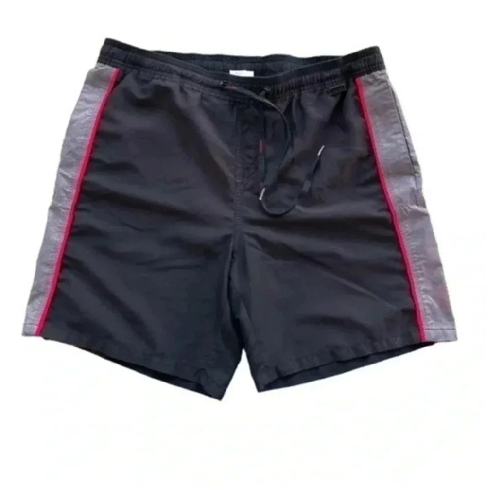 Calvin Klein men’s swimshorts black and gray size Medium EUC